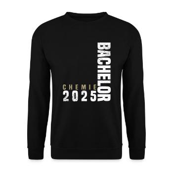 Bachelor Chemie 2025 - Unisex Pullover - Schwarz - Vorne - Alina (178cm) & Michal (187cm)