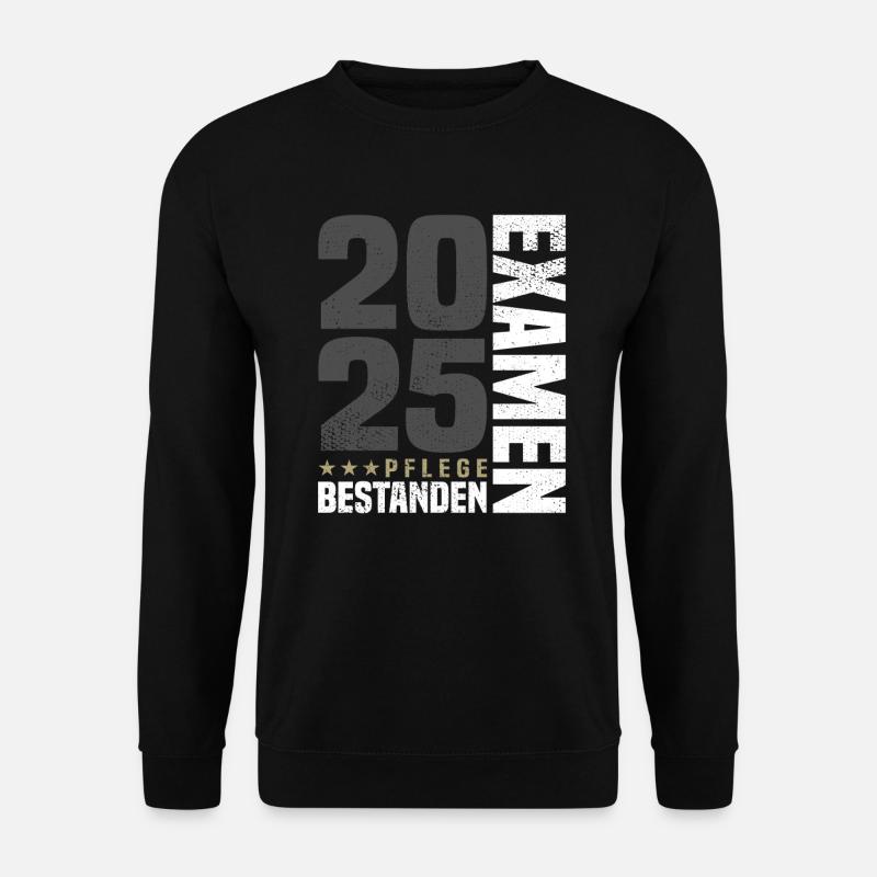 Pflege Examen Bestanden 2025 - Unisex Pullover - Schwarz