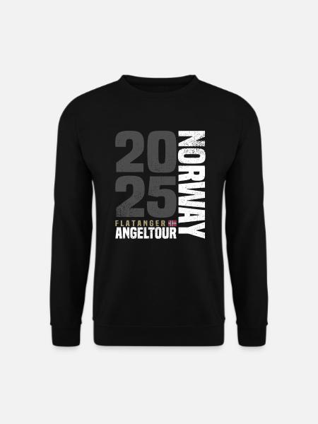 Flatanger Norwegen Angeltour 2025 - Unisex Pullover - Schwarz