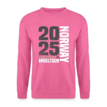 Flatanger Norwegen Angeltour 2025 - Unisex Pullover - Pink - Vorne