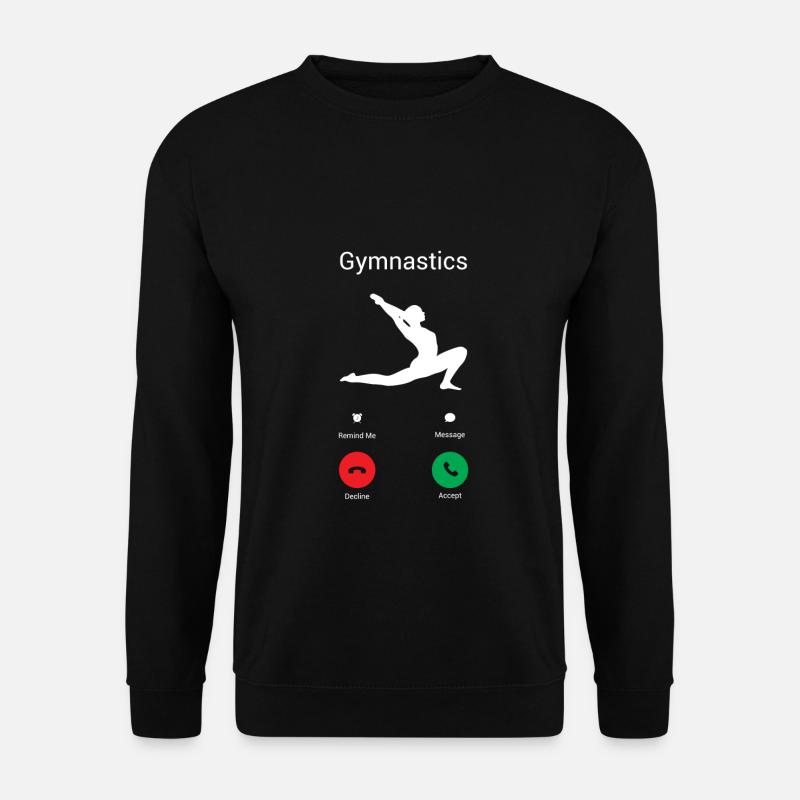 Gymnastik ruft! - Unisex Pullover - Schwarz