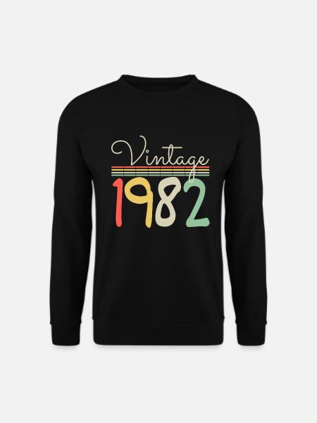 Jahrgang 1982 - Unisex Pullover - Schwarz