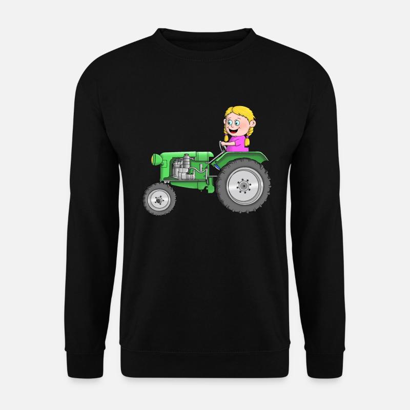 Traktor Kinder - Unisex Pullover - Schwarz
