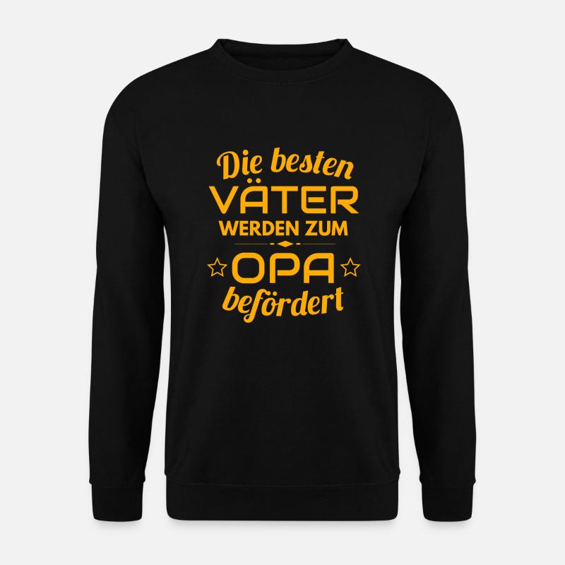 Zum Opa befördert - Unisex Pullover - Schwarz