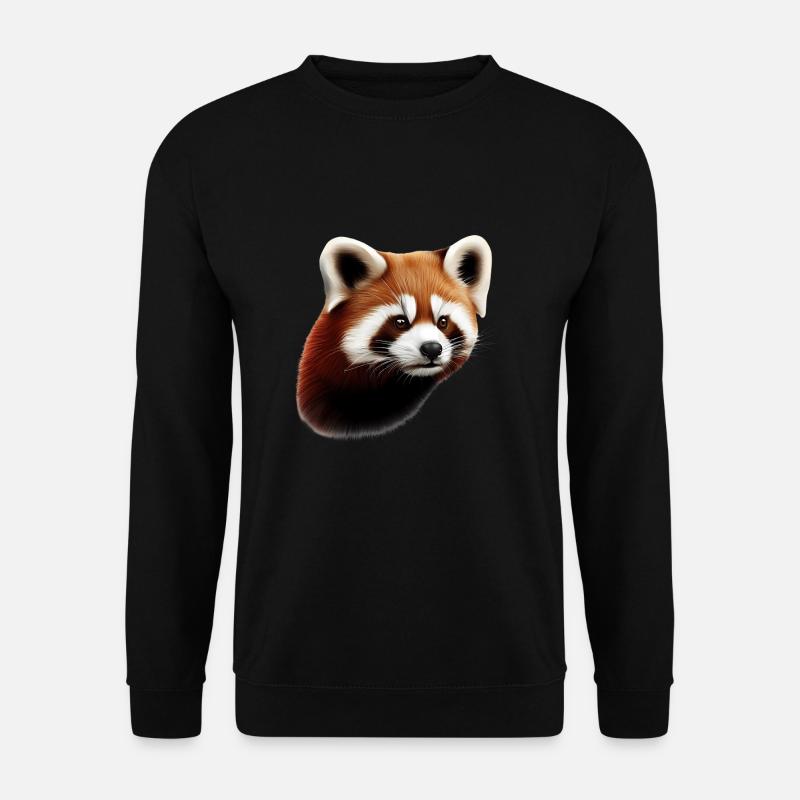Roter Panda - Unisex Pullover - Schwarz