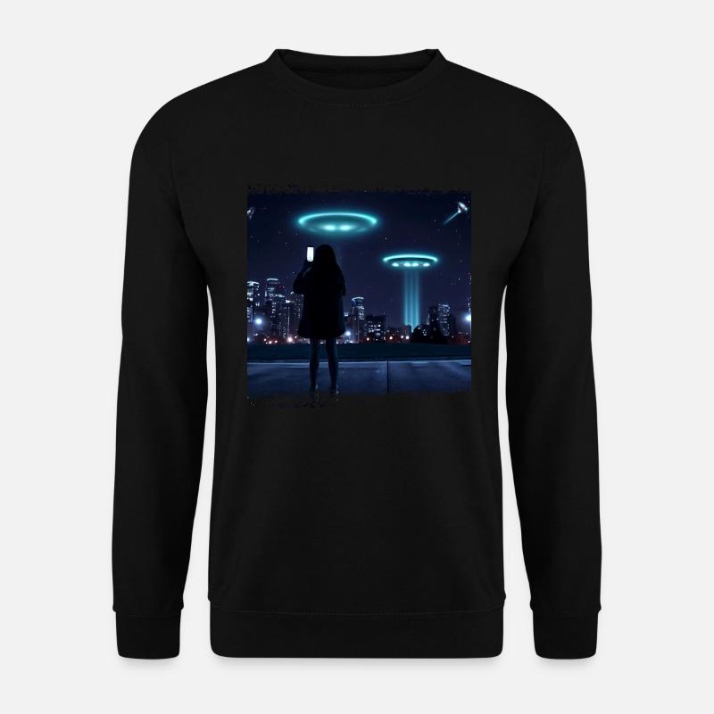 Ufo Sichtung - Unisex Pullover - Schwarz