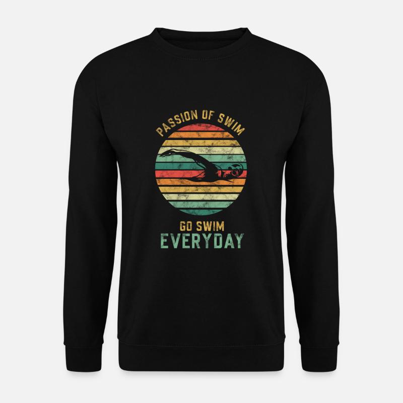 Swim - Unisex Sweatshirt - black