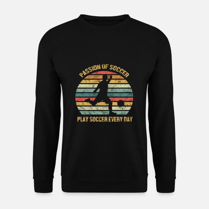 Fußball - Unisex Pullover - Schwarz