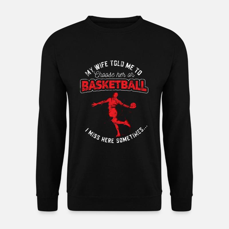 Amour de basket - Sweat-shirt Unisexe - noir