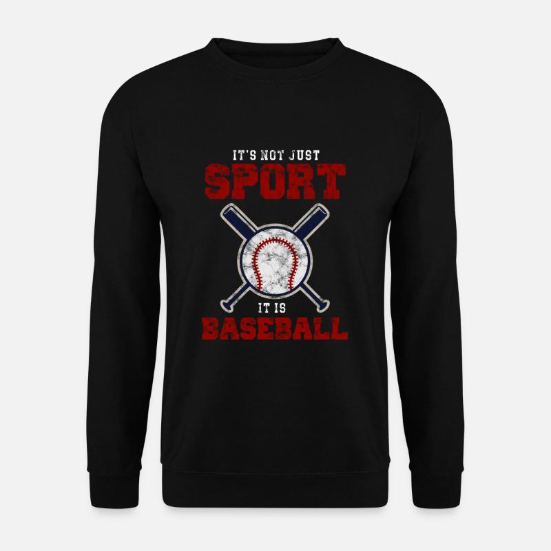 Baseball Sport - Unisex Pullover - Schwarz