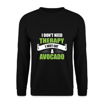 Avocado - Unisex Pullover - Schwarz - Vorne - Alina (178cm) & Michal (187cm)