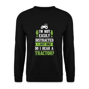 Agriculteur agriculteur - Sweat-shirt Unisexe - noir - Devant - Alina (178cm) & Michal (187cm)