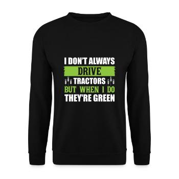 Landwirt Landwirtschaft - Unisex Pullover - Schwarz - Vorne - Alina (178cm) & Michal (187cm)