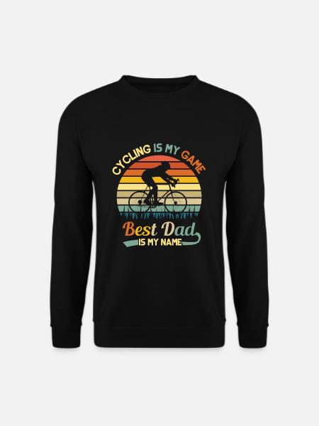 Bicycle Father Father's Day Gift - Unisex Sweatshirt - black