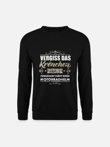 Femme moto - Sweat-shirt Unisexe - noir