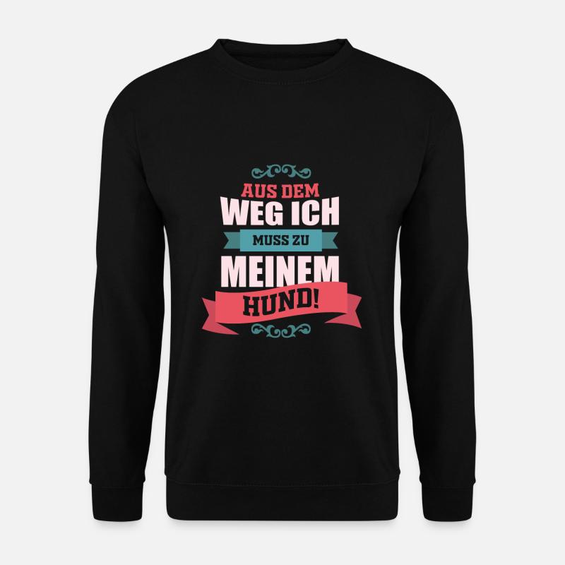 Hund - Unisex Pullover - Schwarz