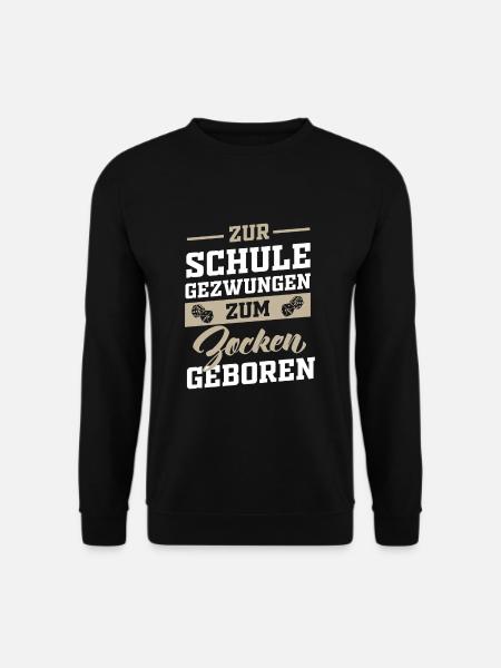 Gamer Schule Schüler - Unisex Pullover - Schwarz