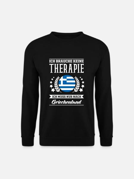 Griechenland - Unisex Pullover - Schwarz