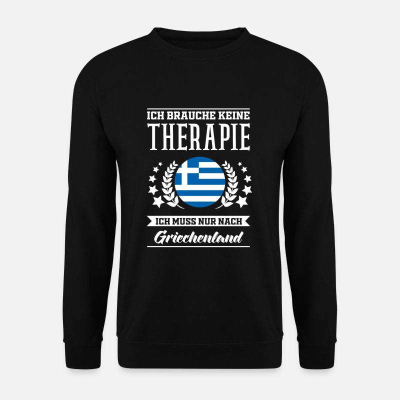 Griechenland - Unisex Pullover - Schwarz