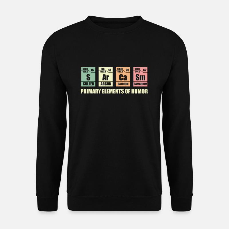 Sarcasm - Unisex Pullover - Schwarz