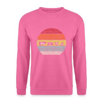Ferme ferme ferme - Sweat-shirt Unisexe - rose - Devant