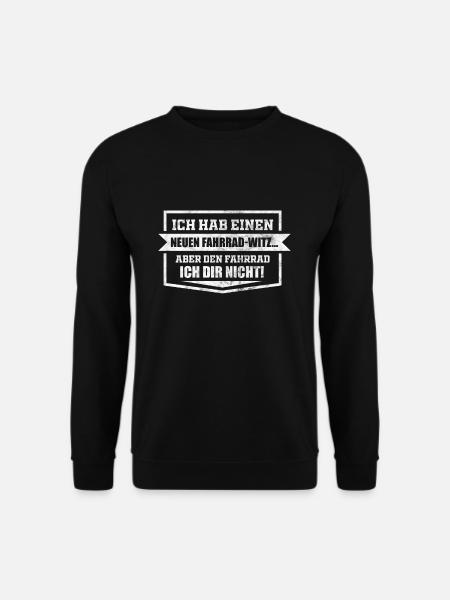 Fahrrad Witz - Unisex Pullover - Schwarz