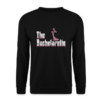 La partie de poule Bachelorette JGA - Sweat-shirt Unisexe - noir - Devant - Alina (178cm) & Michal (187cm)