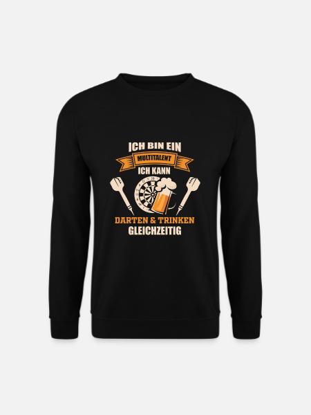 Dart darts all-rounder - Unisex Sweatshirt - black