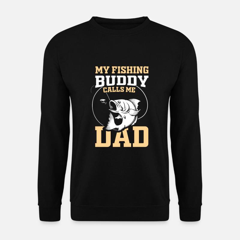 Fishing Buddys - Geschenkidee - Unisex Pullover - Schwarz