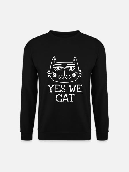 Cats cat - funny sayings - Unisex Sweatshirt - black