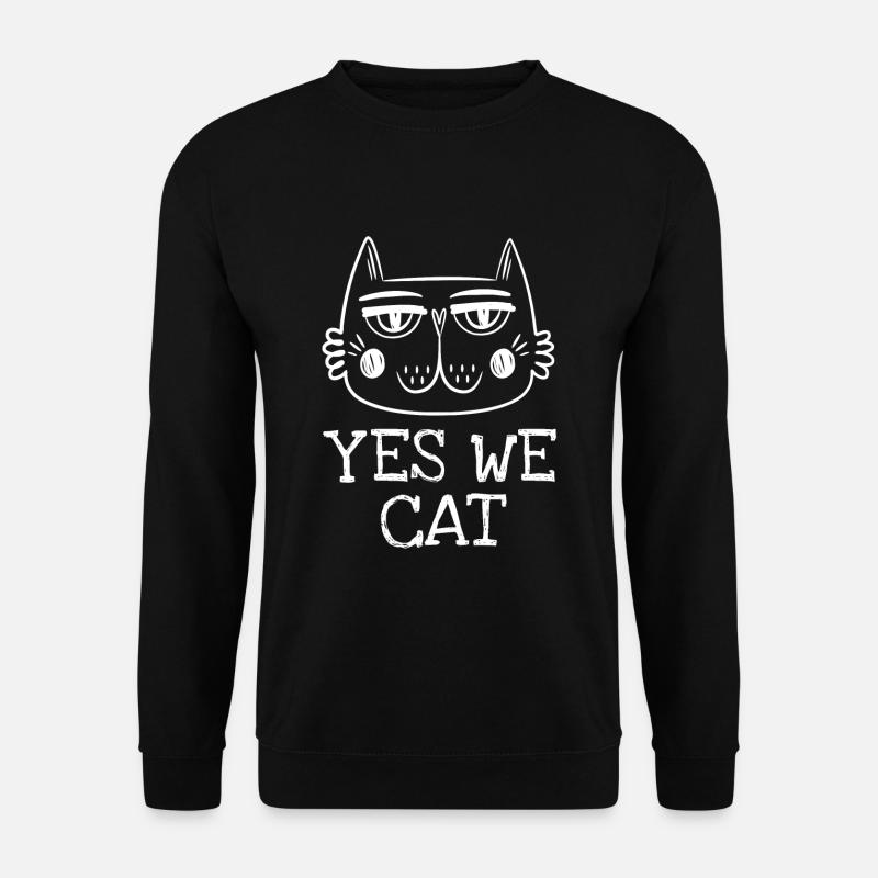 Chat chat - des phrases drôles - Sweat-shirt Unisexe - noir
