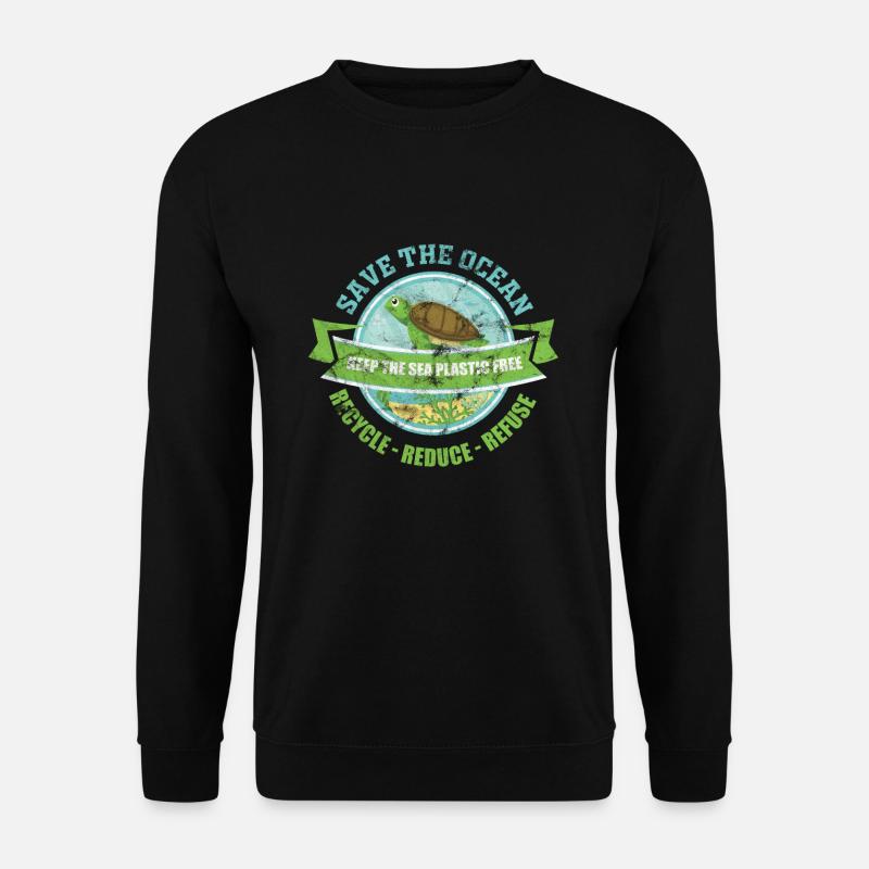 Umwelt Umweltschutz - Unisex Pullover - Schwarz
