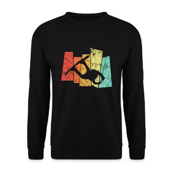 Wakeboard Premium Sport - Unisex Sweatshirt - black - Front - Alina (178cm) & Michal (187cm)