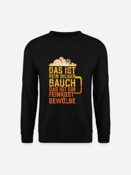 Bier Spruch - Unisex Pullover - Schwarz