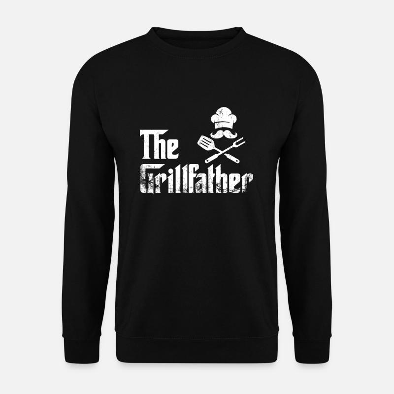 The Grillfather Geschenk - Unisex Pullover - Schwarz