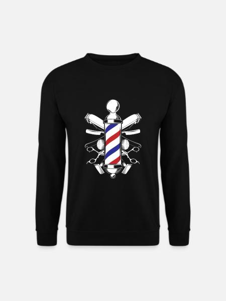 Barber Friseur Friseursalon - Unisex Pullover - Schwarz
