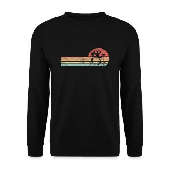 Drummer Drummer Drummer Gift - Unisex Sweatshirt - black - Front - Alina (178cm) & Michal (187cm)