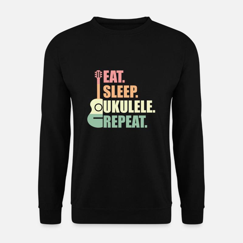 Ukulélé Retro cadeau - Sweat-shirt Unisexe - noir