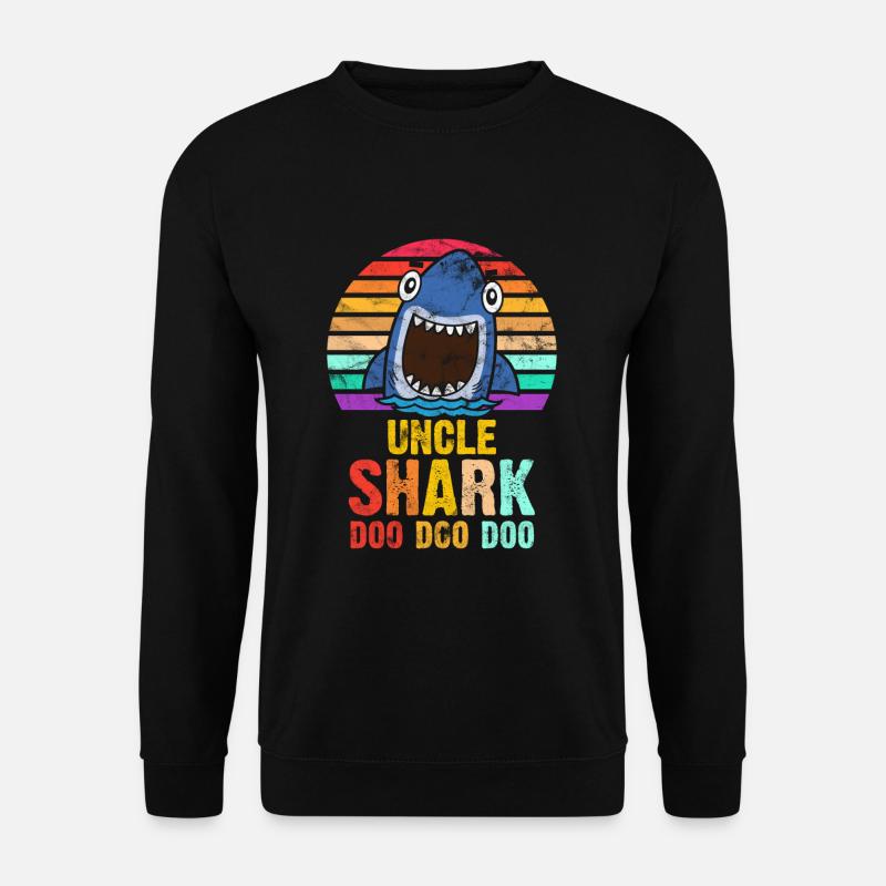 Uncle Hai Shark gift idea - Unisex Sweatshirt - black