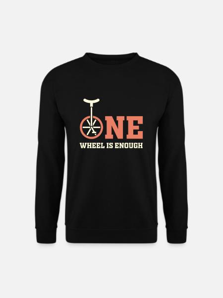 Einrad Kunstrad - Unisex Pullover - Schwarz