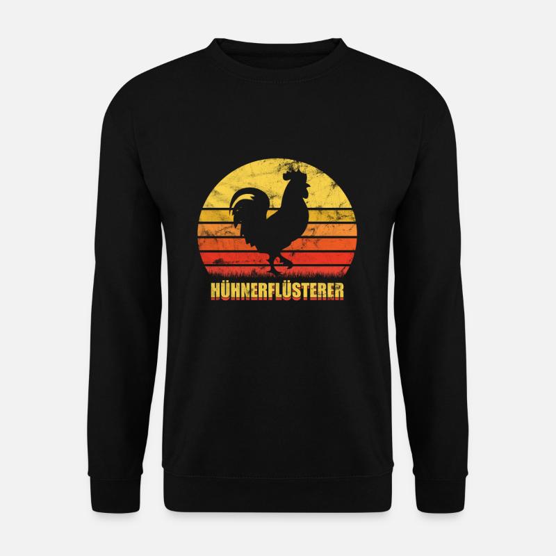 Huhn Hühnerflüsterer - Unisex Pullover - Schwarz