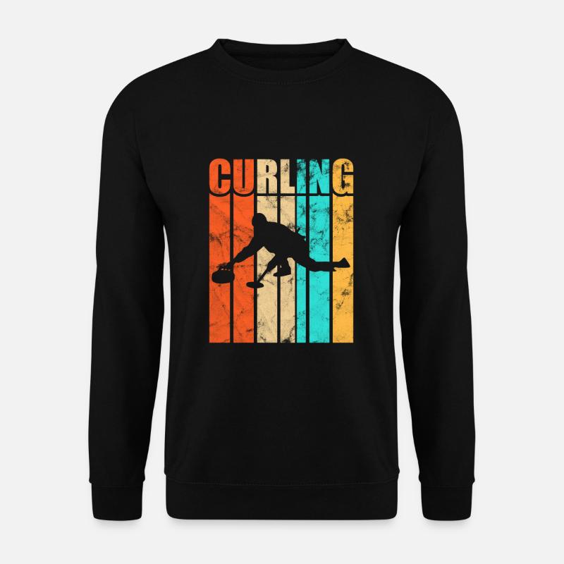 Curling Spielen - Unisex Pullover - Schwarz