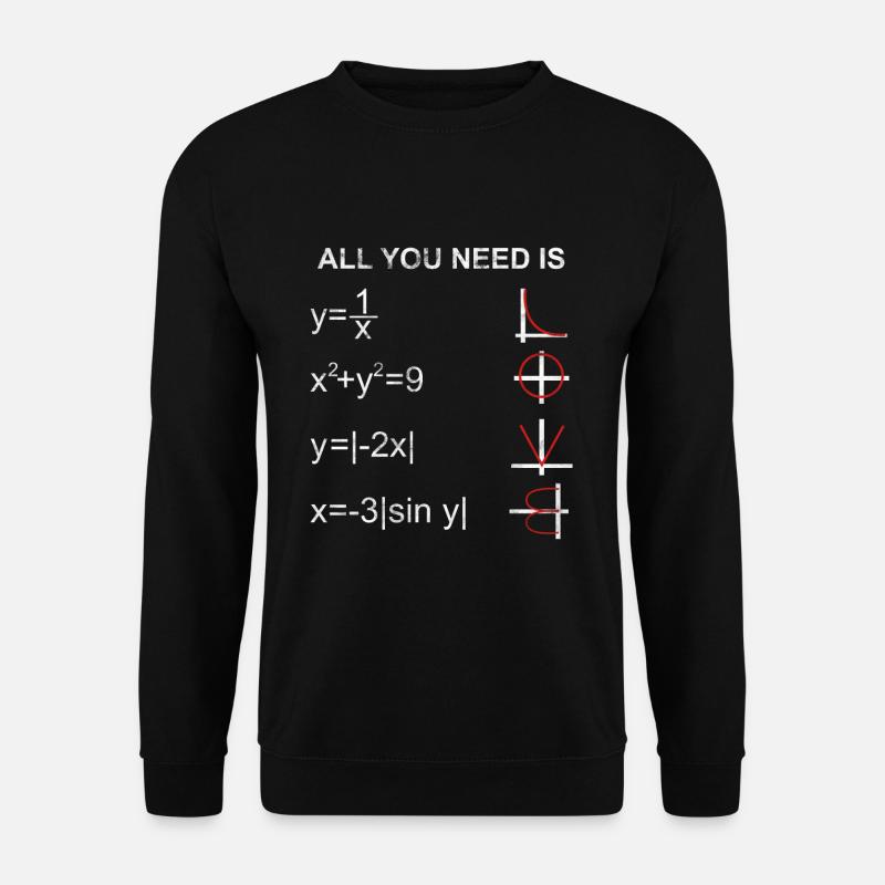 Mathematics calculation - Unisex Sweatshirt - black