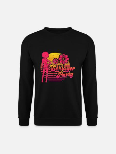 Schlager Party Geschenk - Unisex Pullover - Schwarz