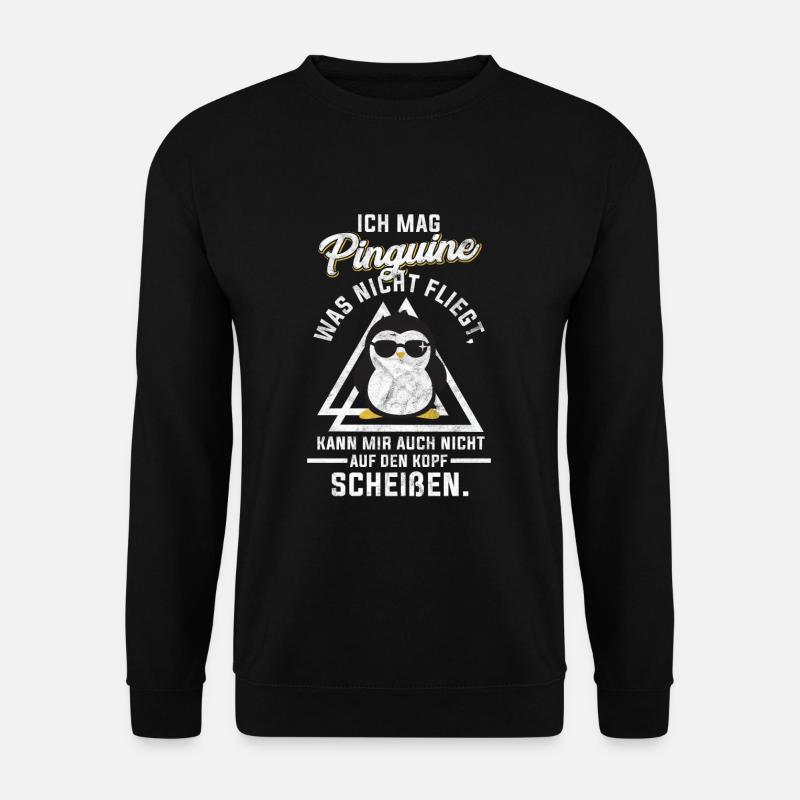 Cadeau de pingouin - Sweat-shirt Unisexe - noir