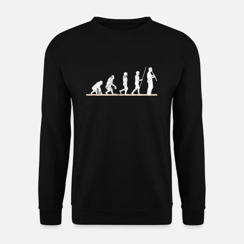 Evolution des clarinettes - Sweat-shirt Unisexe - noir