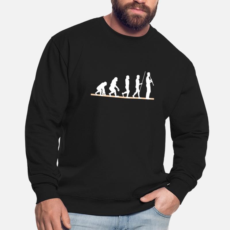 Klarinetten Evolution Geschenk Unisex Pullover