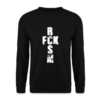 Droits de l'homme - Déclaration - Sweat-shirt Unisexe - noir - Devant - Alina (178cm) & Michal (187cm)