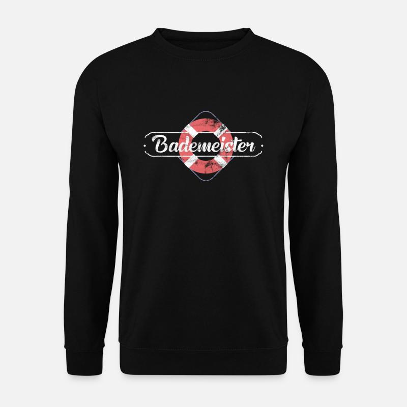Bademeister Arbeit Beruf - Unisex Pullover - Schwarz