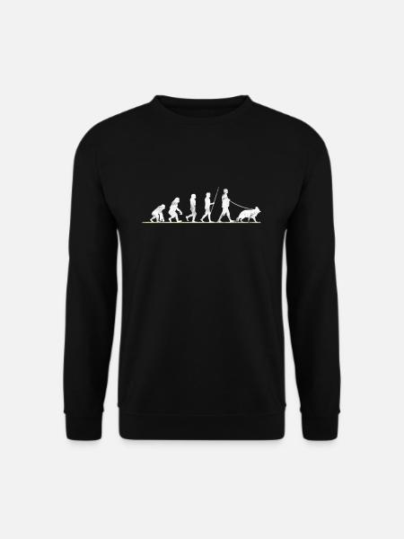 German Shepherd Evolution - Unisex Sweatshirt - black